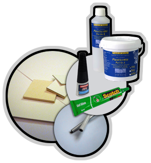 Loctite Super Glue3 & Glue Gel Scotch 1 Paper, Wood Paper, Canson Paper & Plastic pipes & aluminum